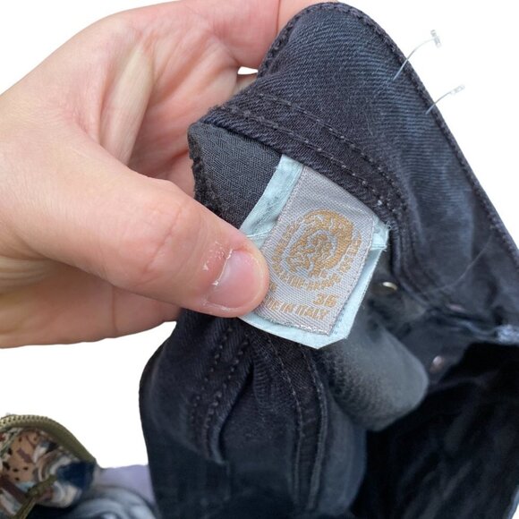 Vintage 2004 Diesel Jeans Size 36 Black - Picture 9 of 10